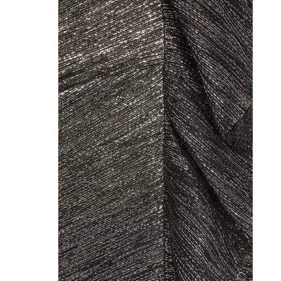 Maje Junny Ruffled Lamé Skirt. Size Large (Designer Size 3). - Picture 3 of 8